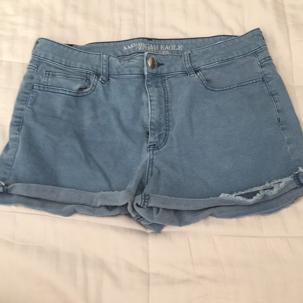 Light Blue AEO Jean Shorts
